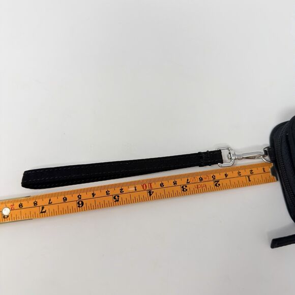 Vera Bradley Black Quilted Wristlet Wallet Zip Around ID Coin Purse NWOT - Picture 15 of 16